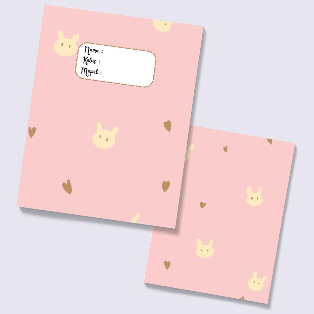 

Buku Custom Nama / Buku Tulis Bisa Request Nama Warna Pink (Polos 1)