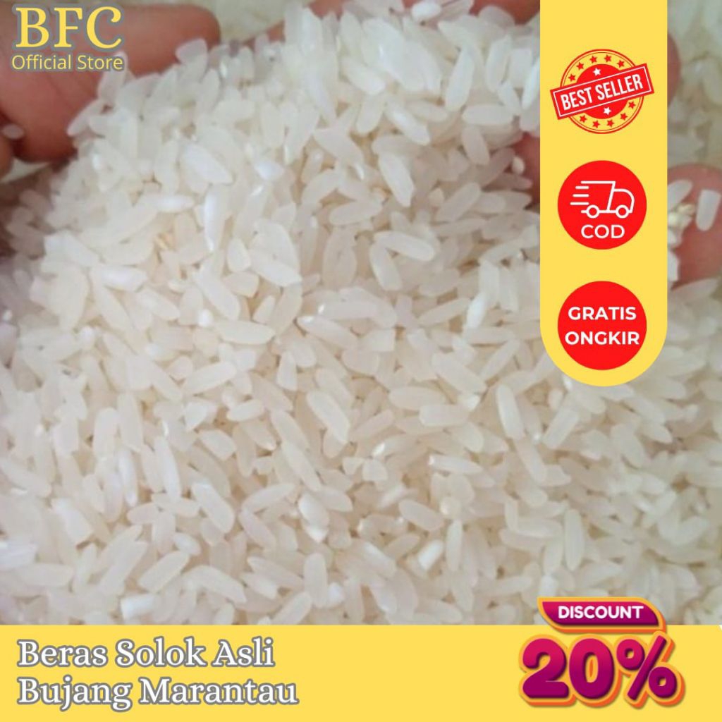 

(BFC) Beras Solok Bujang Marantau Asli Kualitas Terjamin