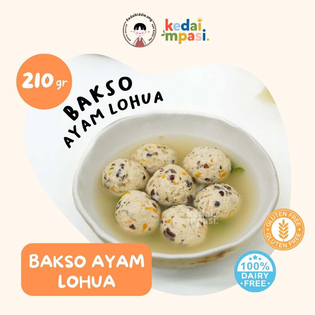 

KEDAIMPASI - Bakso Ayam Lohua (210gr) tinggal rebus dengan kuah bisa untuk fingerfood