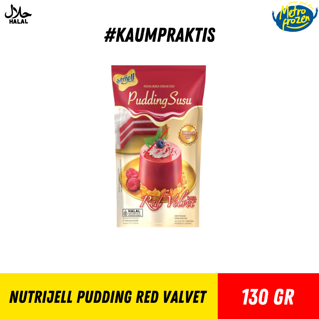 

NUTRIJELL Pudding Red Valvet 130gr