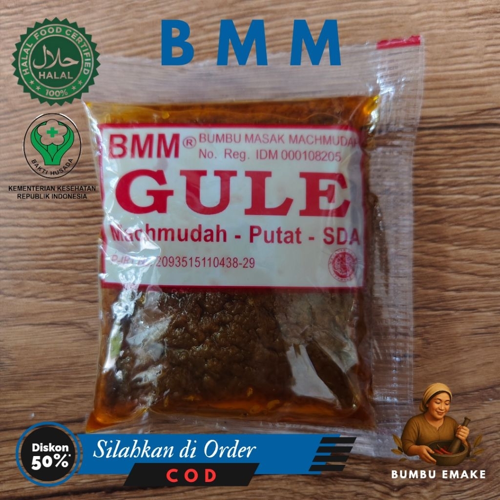 

BMM - ( GULE) Bumbu Masak Machmudah Asli dari PUTAT SIDOARJO