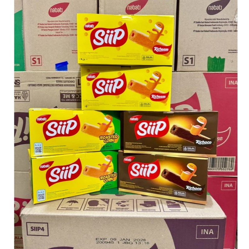 

Nabati SIIP box richese , richoco , roasted corn ' ecer per box '