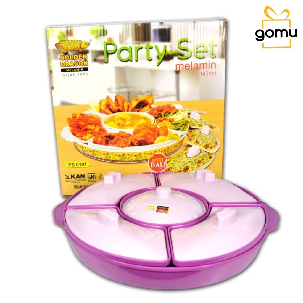 PRASMANAN MELAMINE PARTY SET KECIL 14"