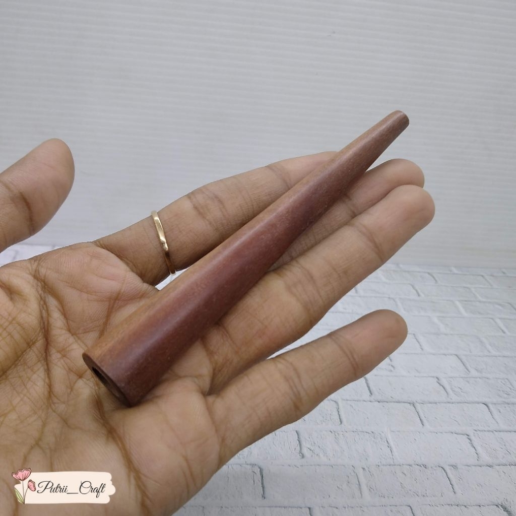 PUTRIICRAFT | pipa once / pipa rokok kayu nagasari 9cm