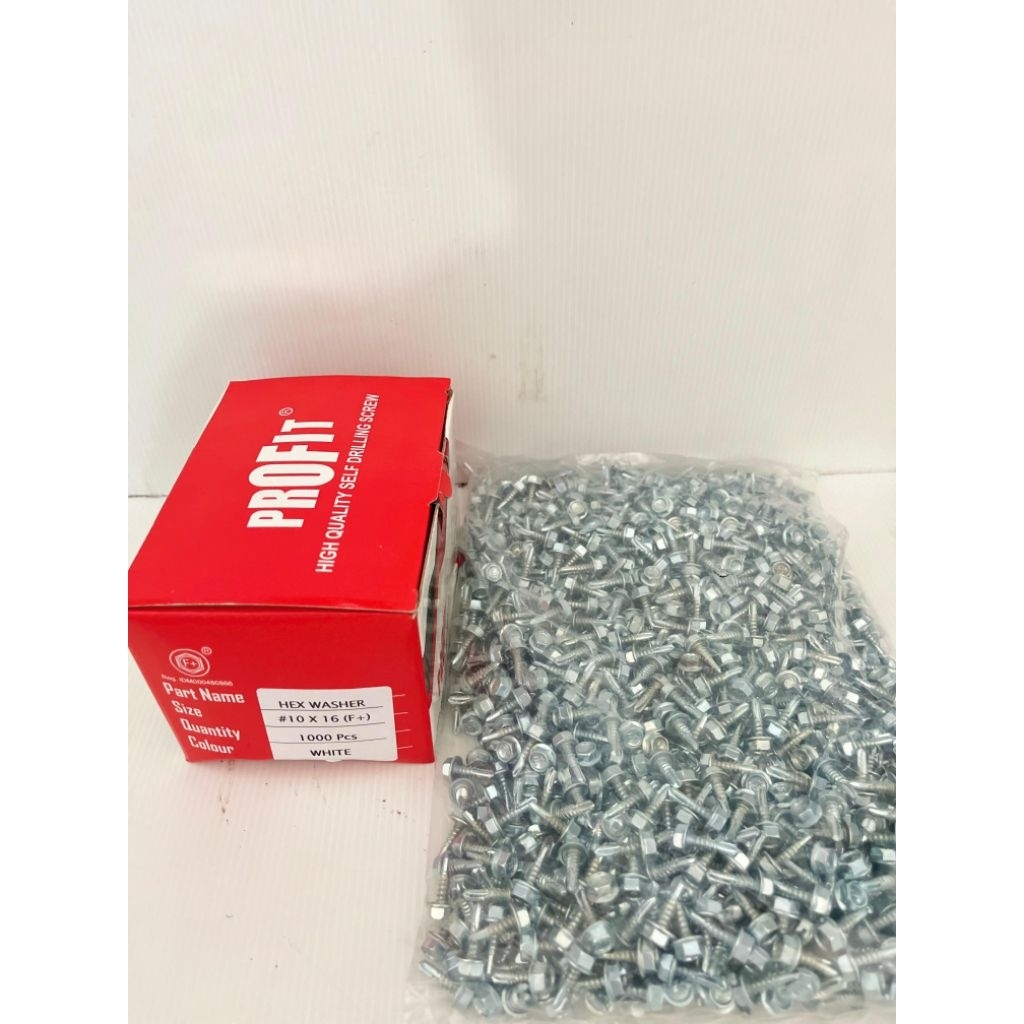 [PROFIT] Paku Roofing Kuning| Screw Baut| Sekrup Baja Ringan| Baut Skrup Hollo Atap