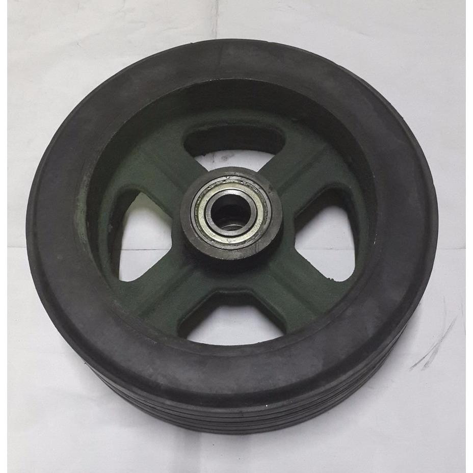 Trolley Wheel / Roda Lori 10 " Jari2 Besi (Tebal)