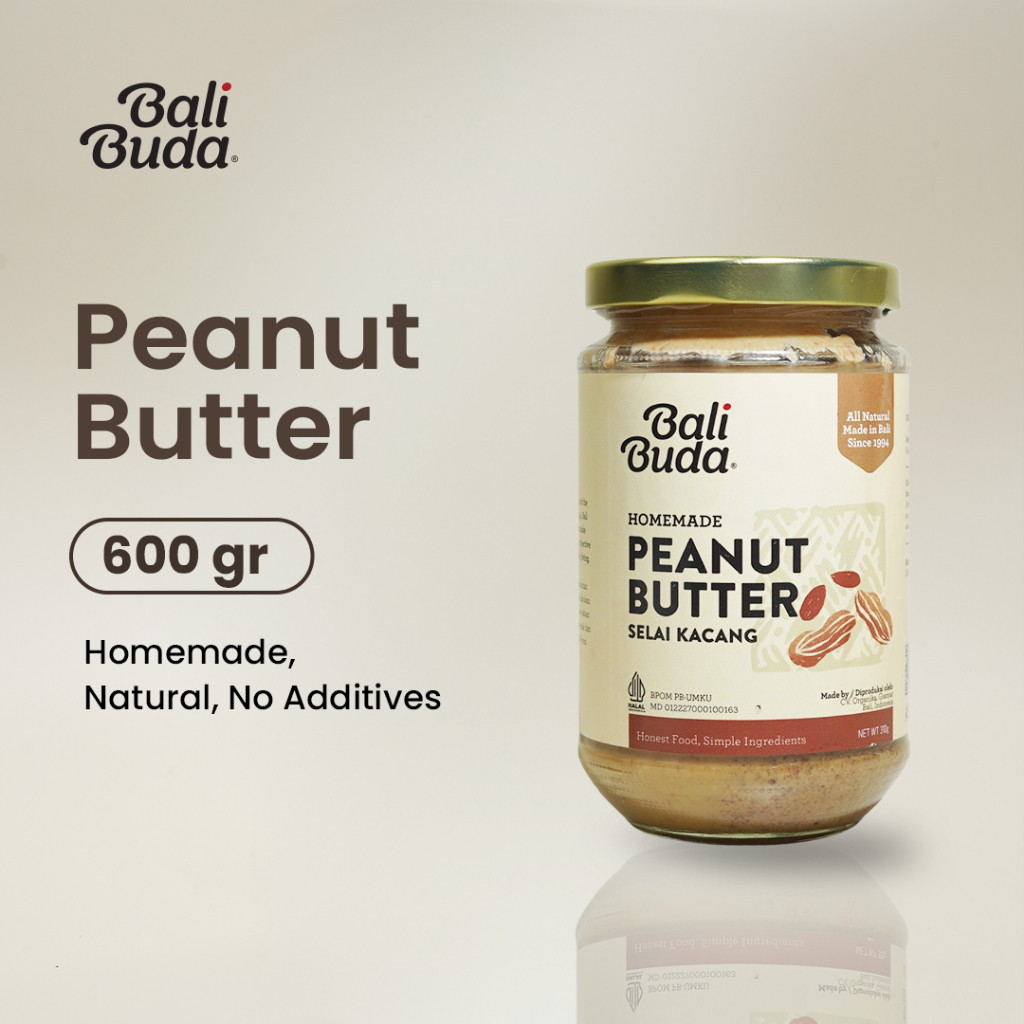 

Bali Buda - Peanut Butter 600gr / Selai Kacang Alami Tanpa Gula & Pengawet