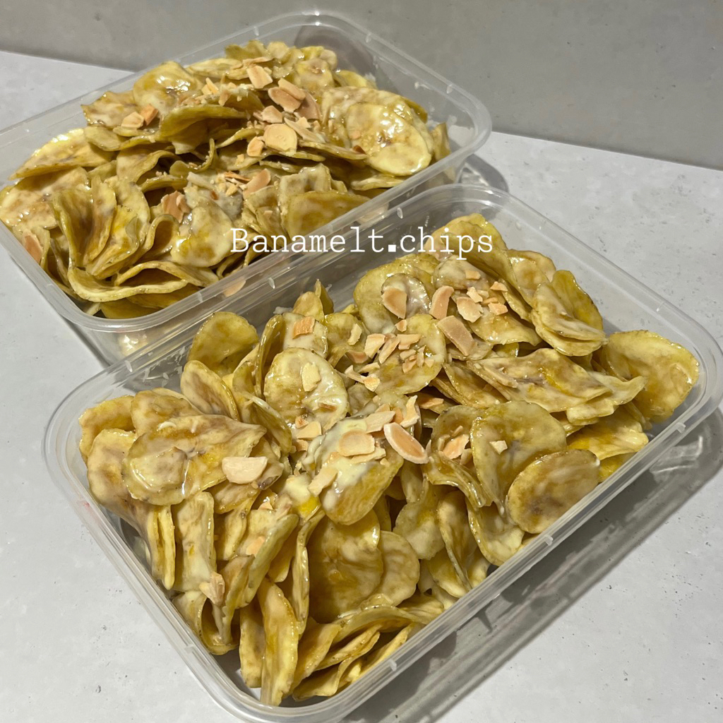 

Keripik Cokelat Lumer Rasa Keju Cheesy Almond by Banamelt Chips Bandung | Keripik pisang renyah Lumer 200gr