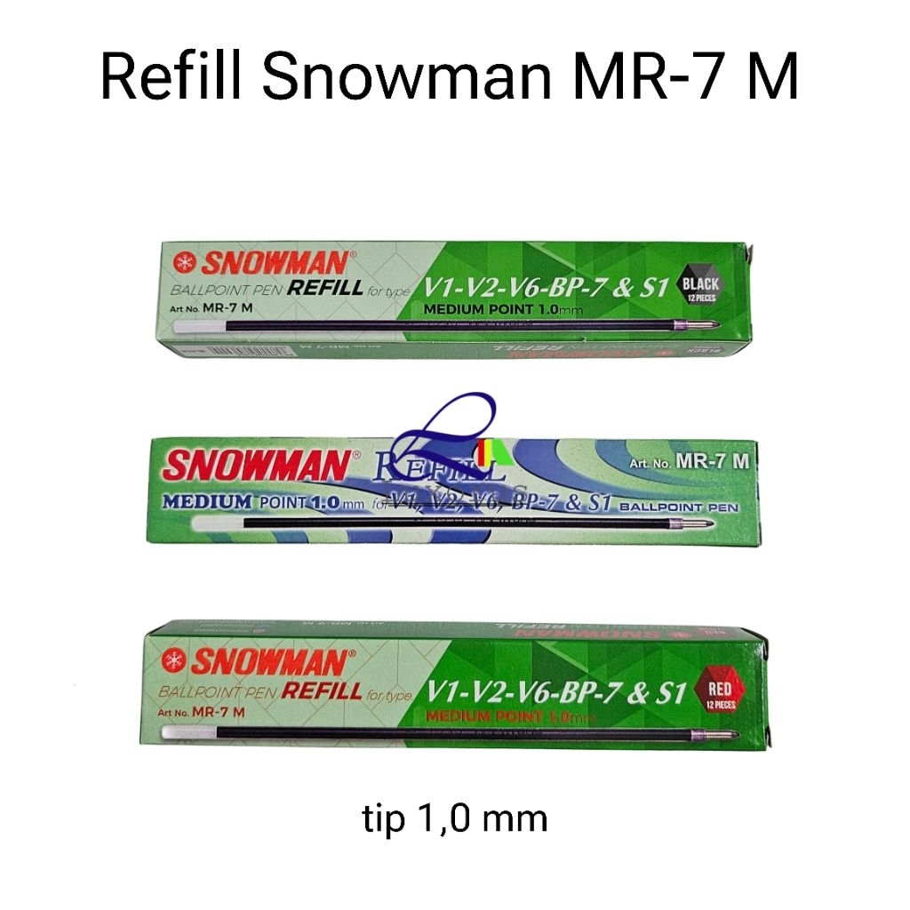 

Refill Isi Pulpen Snowman MR-7 Medium