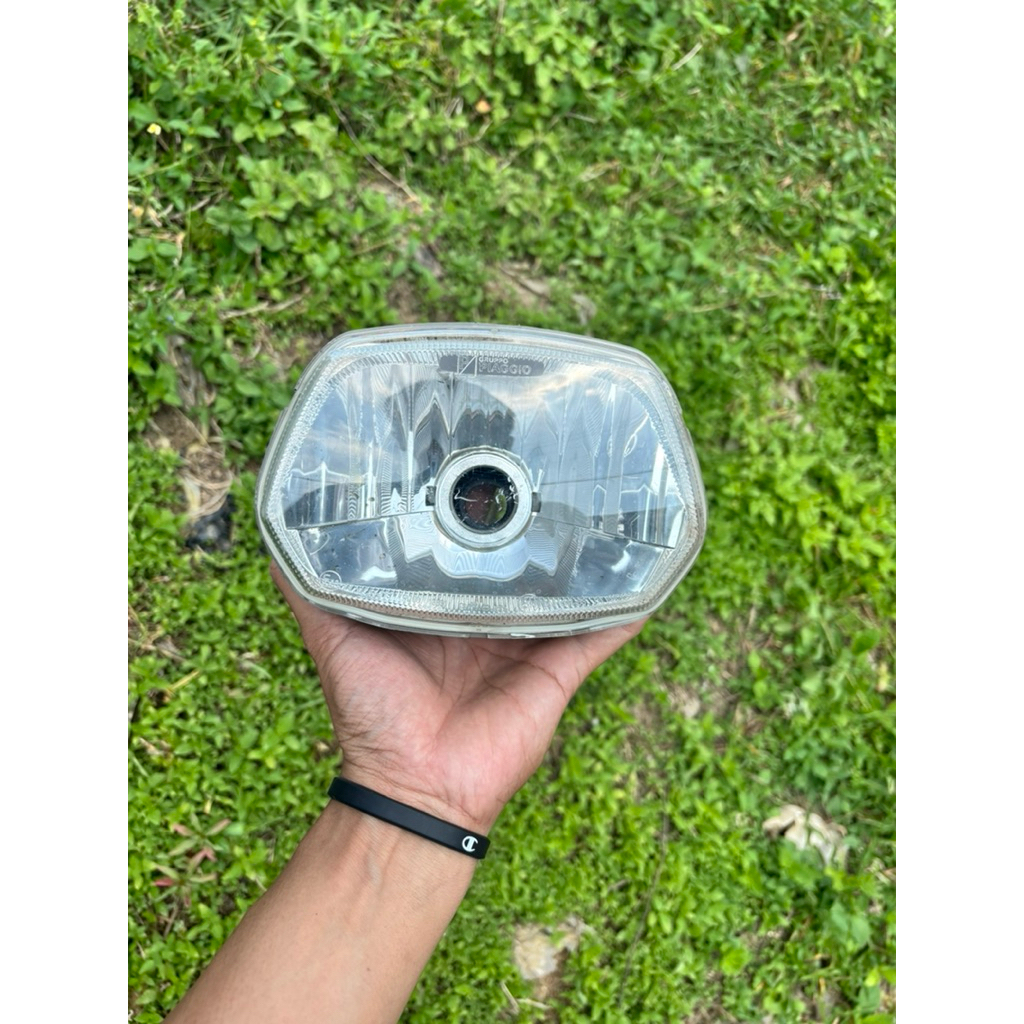 reflektor lampu depan vespa matic sprint 3v original copotan