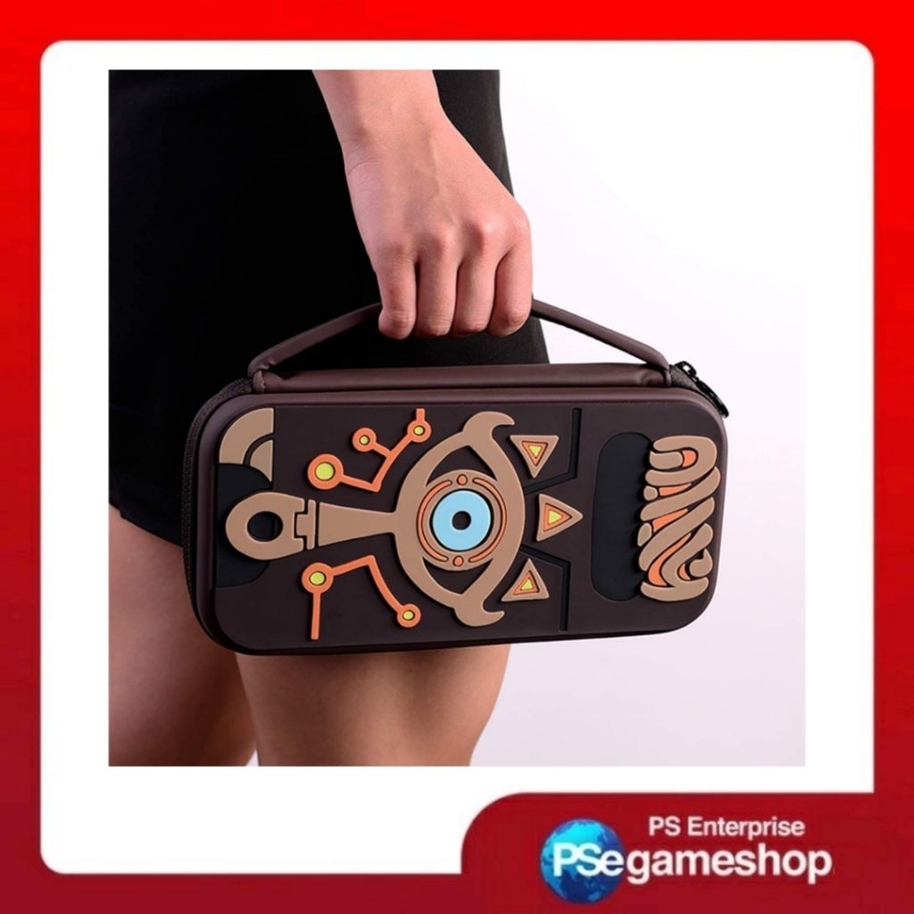 Nintendo Switch Case Switch Oled/Switch 2 Zelda Sheikah Slate (Coklat)