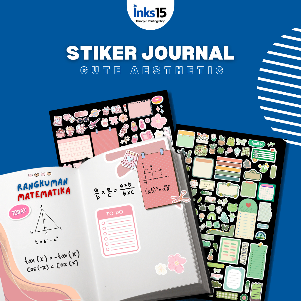 

Stiker Cute Coquette untuk Journal & Scrapbook | Tema Aesthetic Pastel Vintage Cottagecore Minimalis