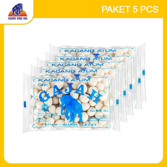 

Paket 5pcs Kacang Atom Gajah 100 (gr) - BEST SELLER
