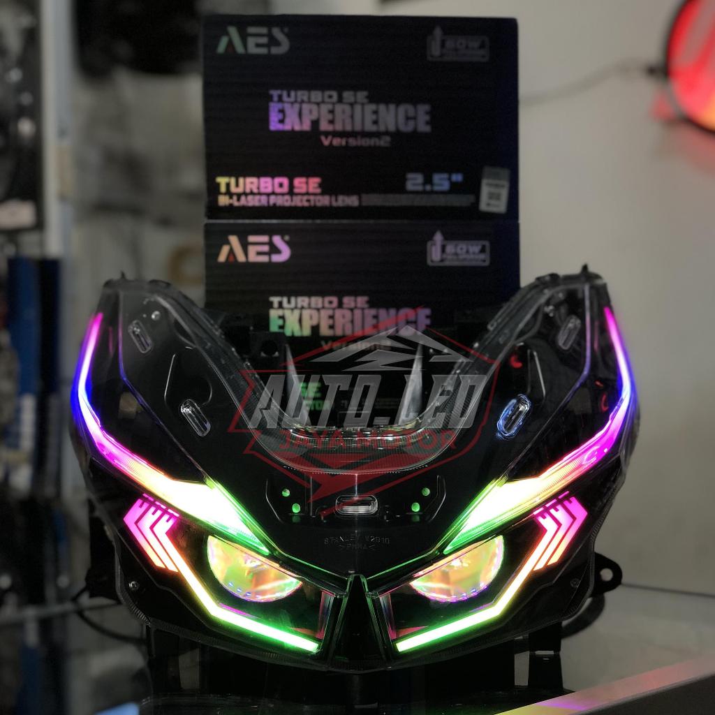 BILED VARIO 125 150 LED OLD FULL SET REFLEKTOR CUSTOM LEZI BILED AES EXPERIENCE V2