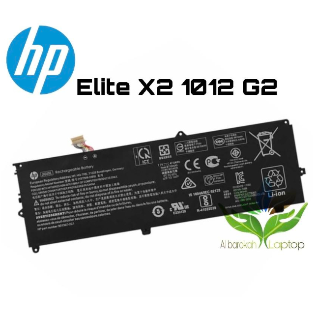 Baterai hp ji04x hp elite x2 1012 g2 x2 1012 g2 tablet hstnn-ub7e