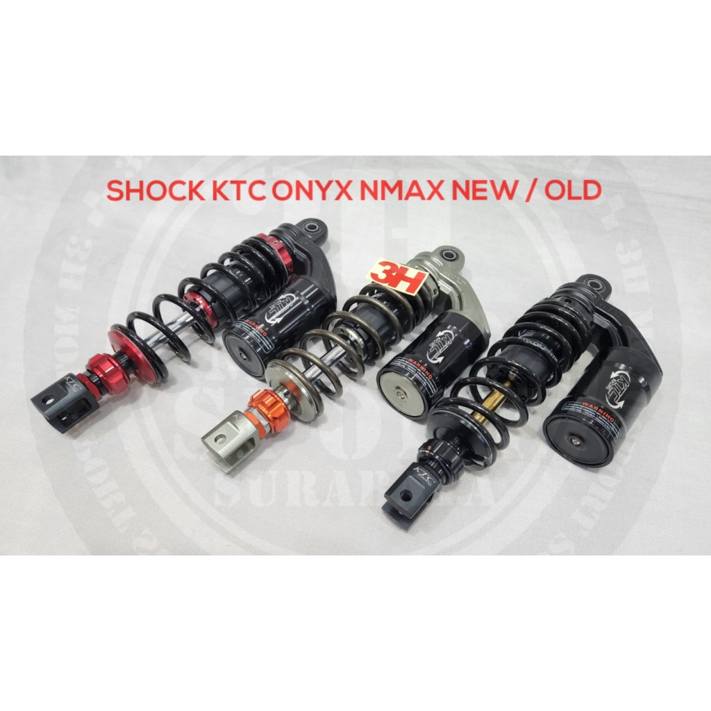 SKOK BELAKANG KTC NMAX ONYX TITAN ; HITAM-MERAH ; HITAM AS GOLD