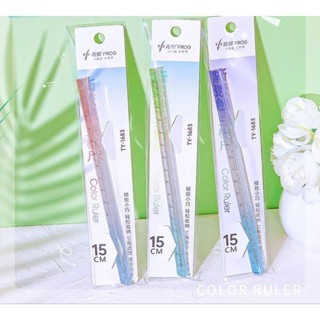 

Penggaris Warna CrystalLine Ruler – Penggaris Warna Pelangi Transparan