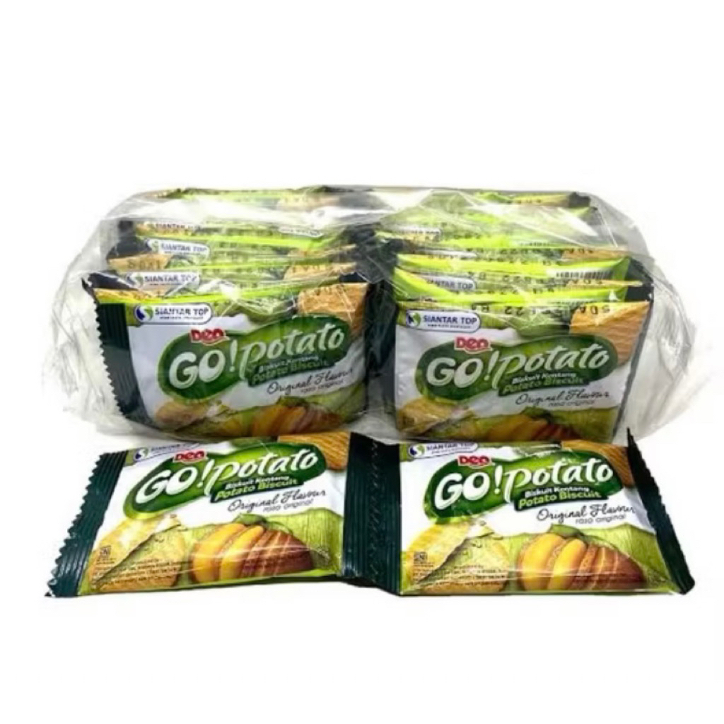 

Go Potato Biskuit Kentang 1 PAK Isi 20