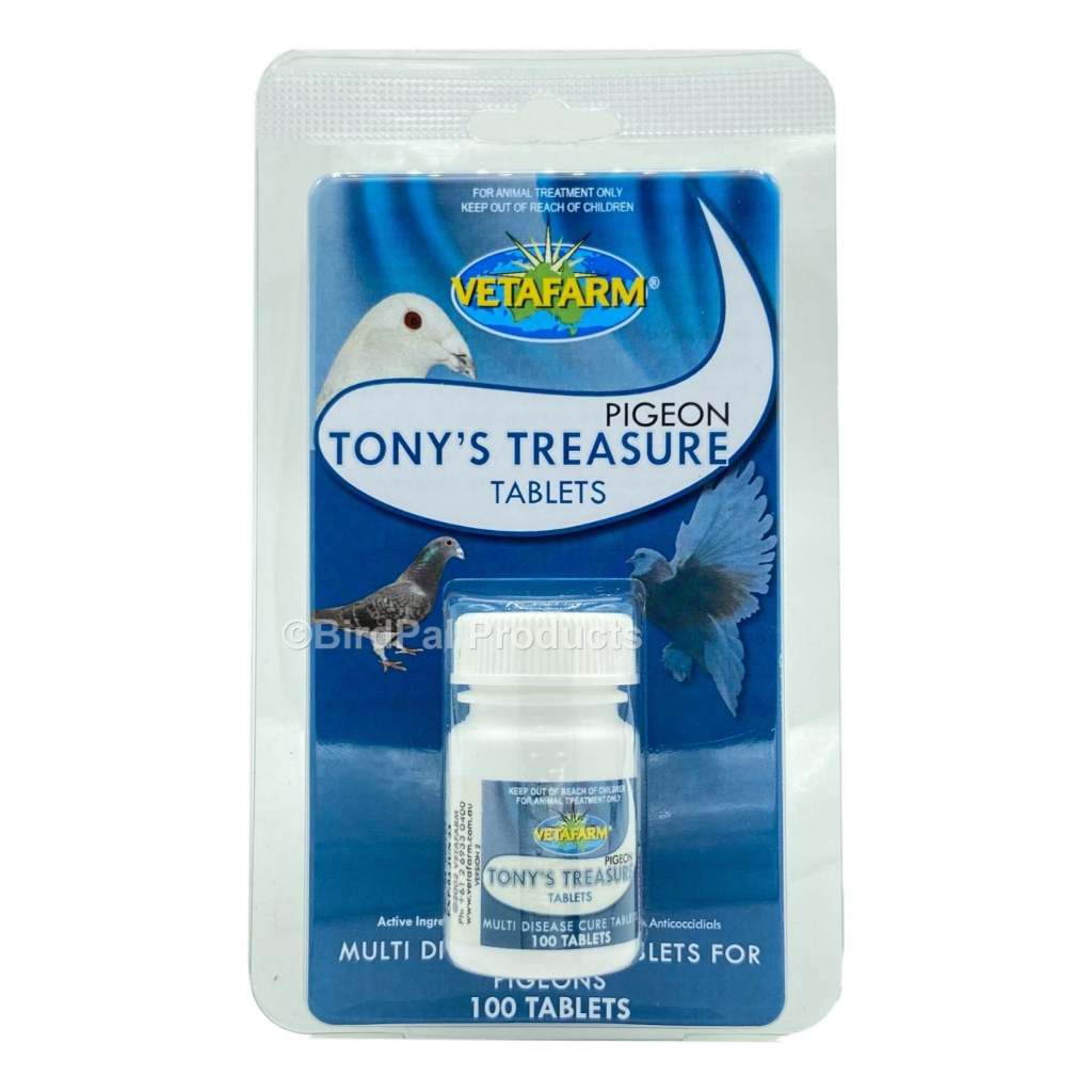 TONY'S TREASURE VETAFARM 1 tablet toni's treasure obat merpati