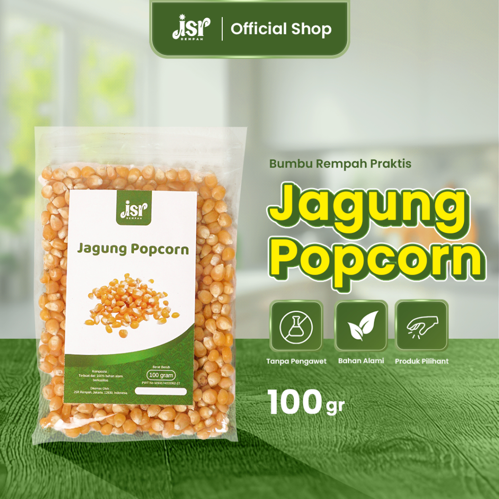 

Jsr Rempah Jagung Popcorn 100 Gram