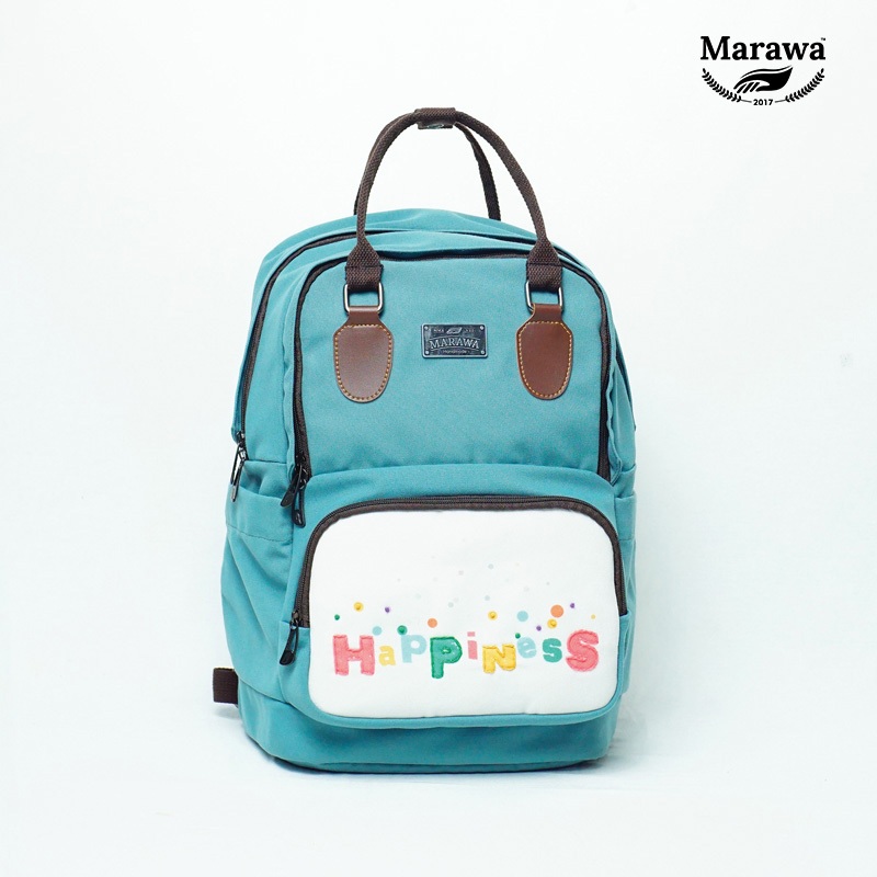MARAWA Koda - Kahlla Backpack Tas Ransel Tas Laptop Handmade Mint
