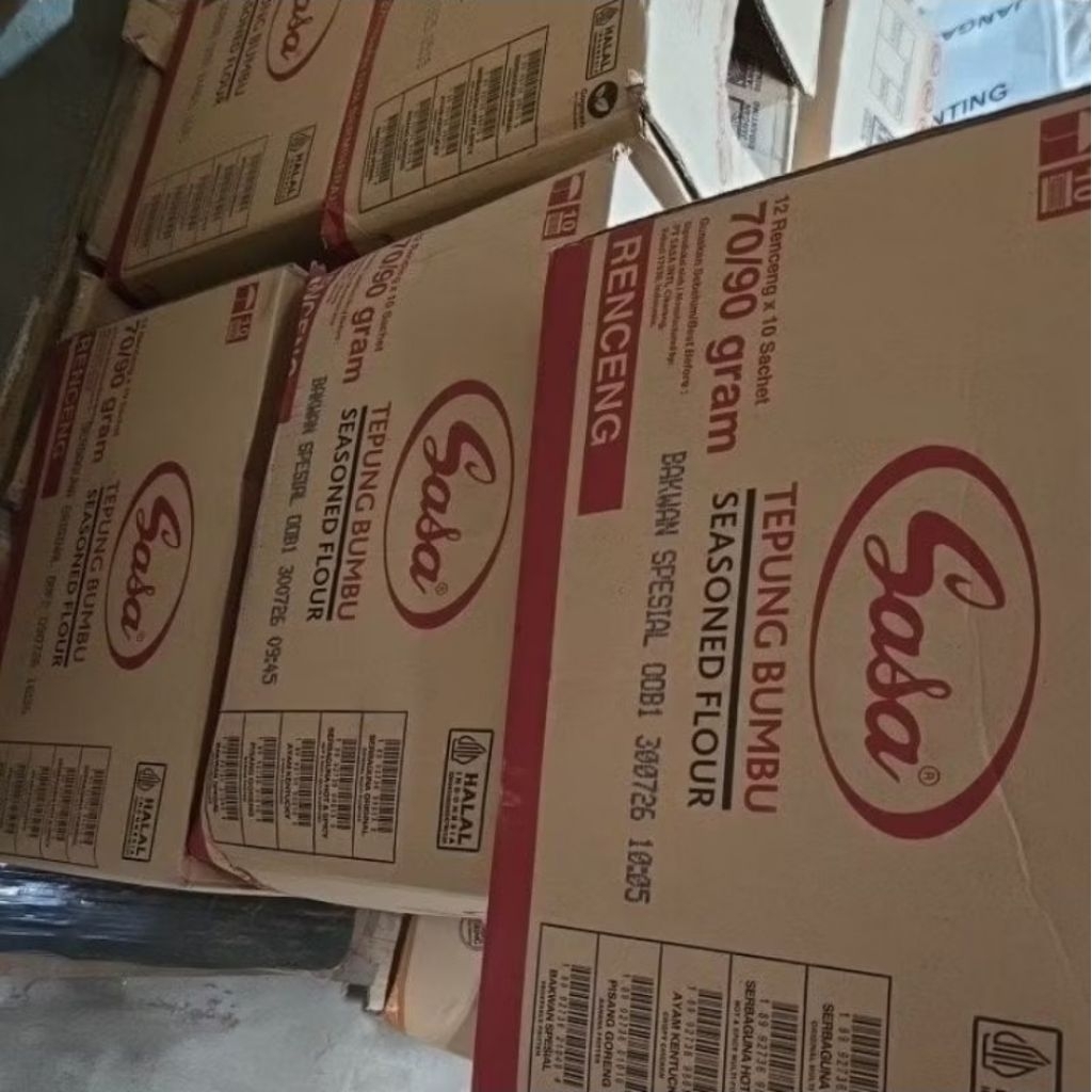 

tepung serbaguna sasa 70/90 gram dus an bisa campur rasa