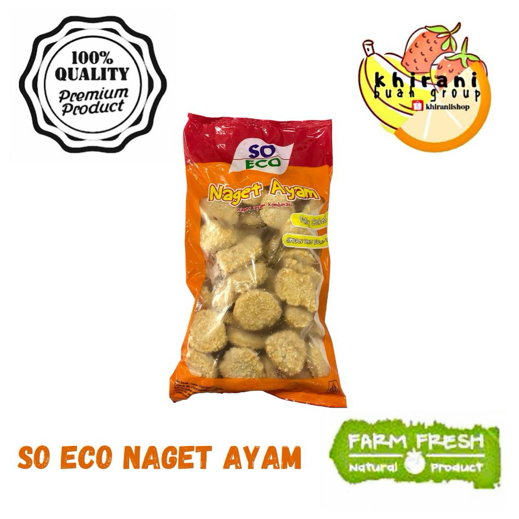 

Frozen Food - Chicken Nugget / Naget Ayam 1kg