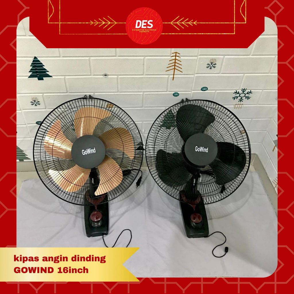 KIPAS ANGIN DINDING 16inch Baling Besi // Baling Mika, Kipas dinding 16 inch baling mika,baling besi