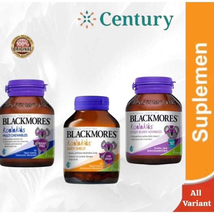 Blackmores Kids Bodyshield 60 Tablet /Blackmores kids Multivitamin Cwable/Blackmores Koala Kids Stud