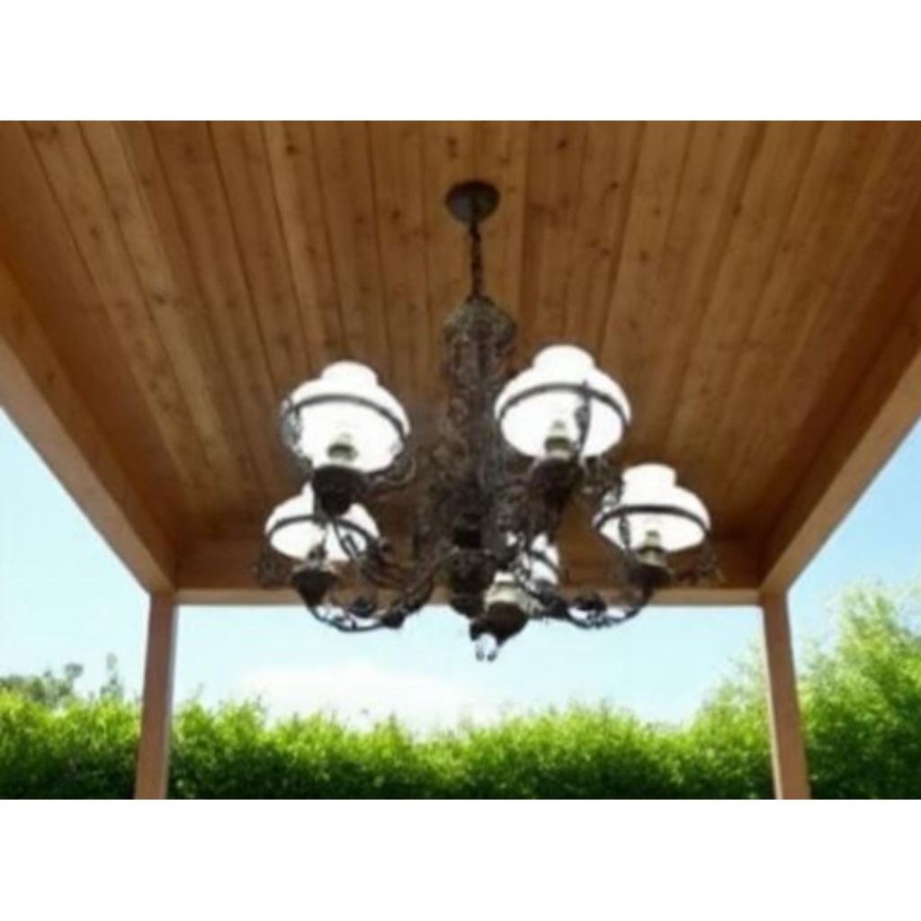 lampu gantung antik JAWA BETAWI BALI,lampu joglo cabang 5