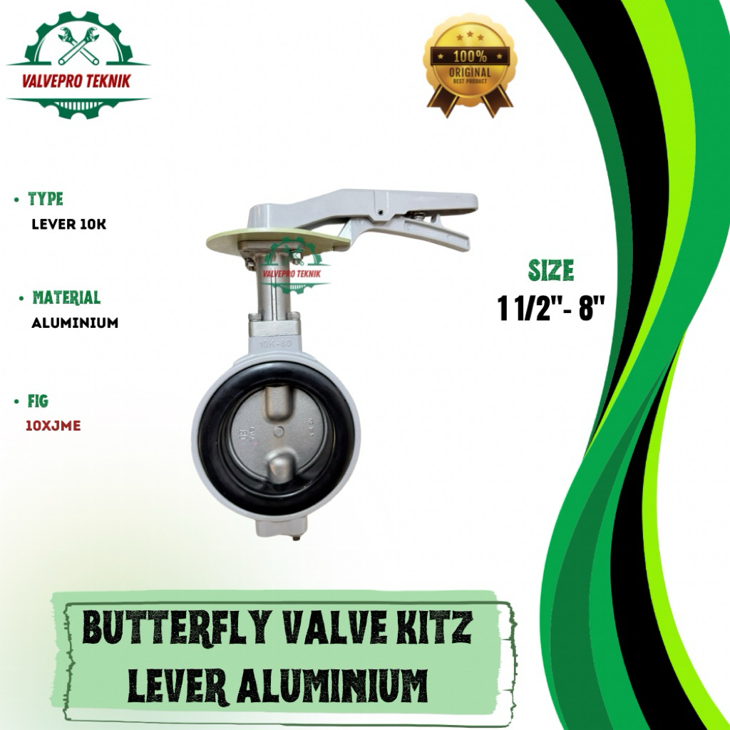 BUTTERFLY  VALVE KITZ 6” INCH ALUMINIUM ORIGINAL