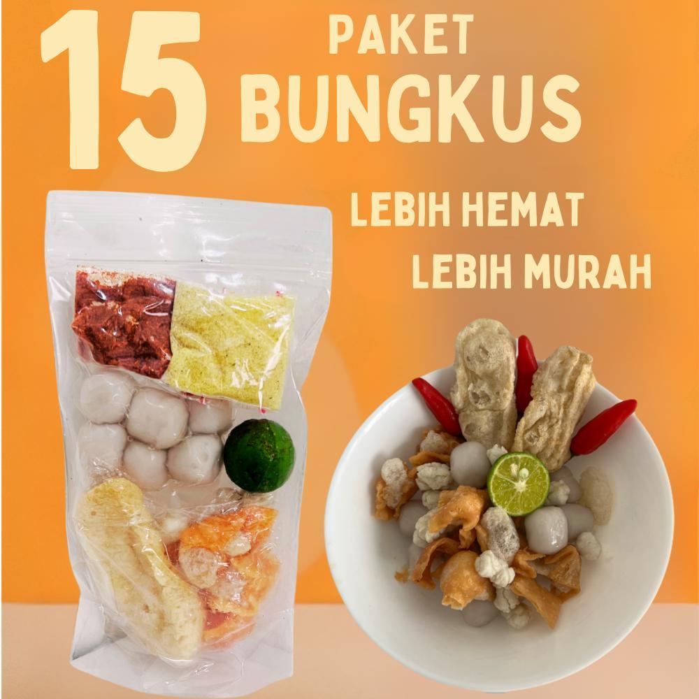 

Baso aci 15 Bungkus / baso aci isi 15 pack / baso aci VIRAL Bandung / baso aci Murah sudah Vacuum