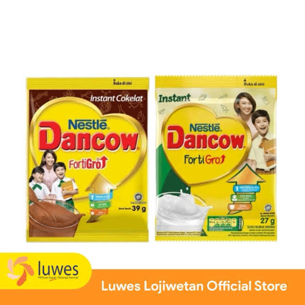 

[ 2 RENCENG isi 20 PCS] DANCOW FORTIGROW PUTIH / COKLAT