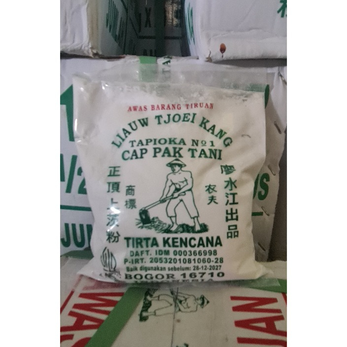 

Tepung Tapioka Cap Pak Tani/ Tepung Kanji Liauw Tjoei Kang