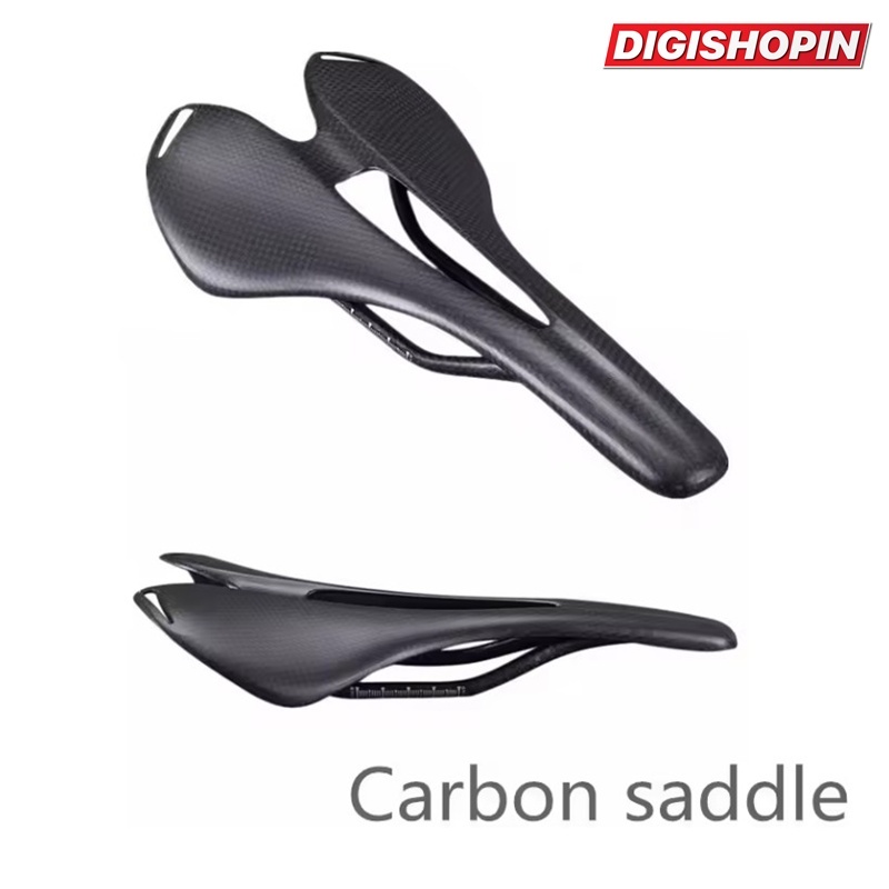 Sadel Sepeda Super Light Carbon Jok Sadel Sepeda Bike Saddle Carbon Fiber Ultralight