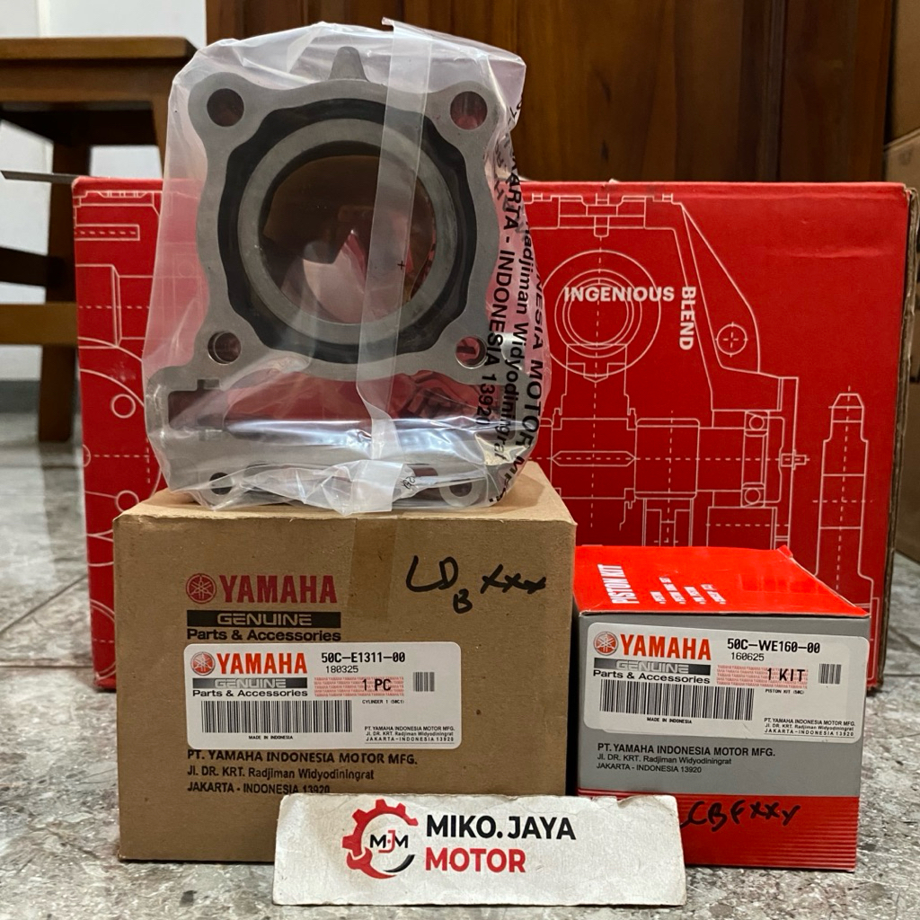 BLOK SEHER PISTON KIT 50C JUPITER MX LAMA OLD / JUPITER MX NEW ORIGINAL YAMAHA