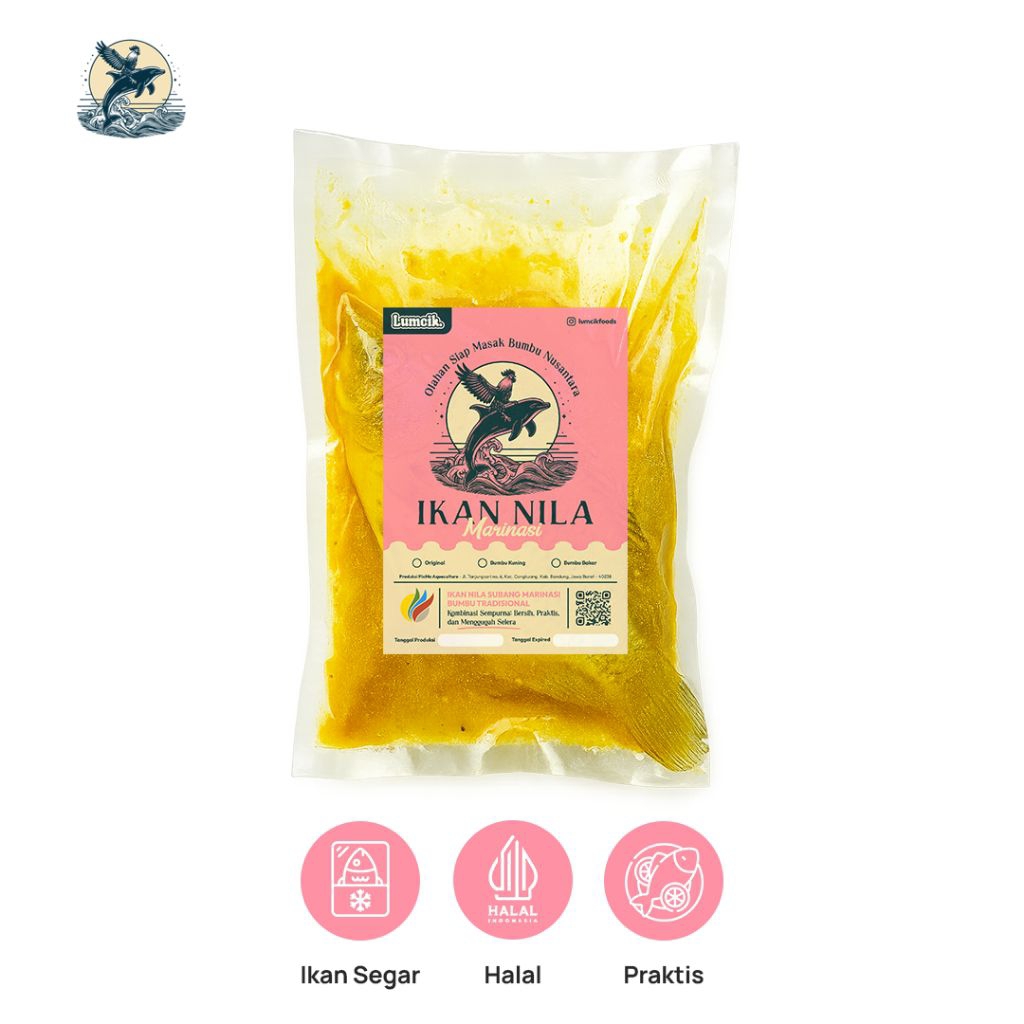 

Lumcik – Ikan Nila Marinasi Bumbu Kuning (Siap Goreng/Bakar) | Homemade | Vacuum | Tanpa MSG