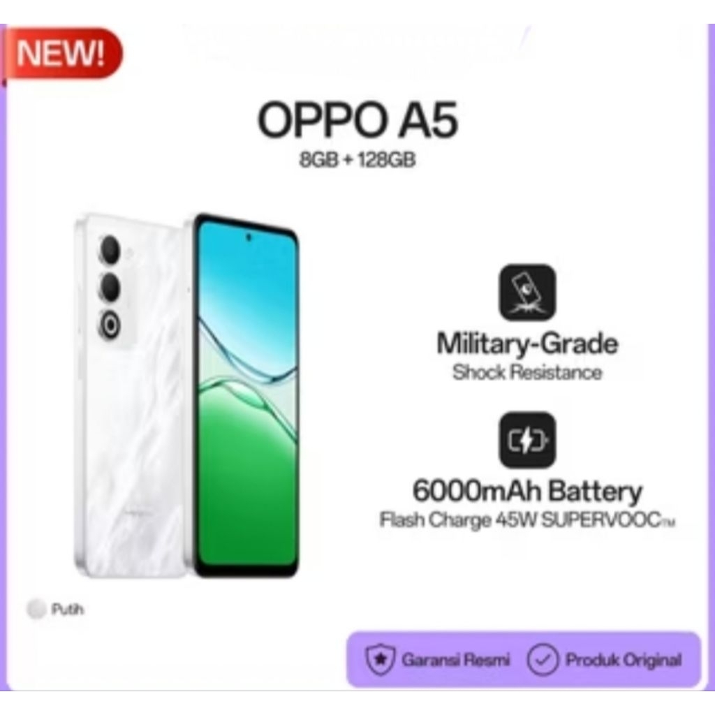 OPPO HP A5 RAM 8+8/128 GB NFC