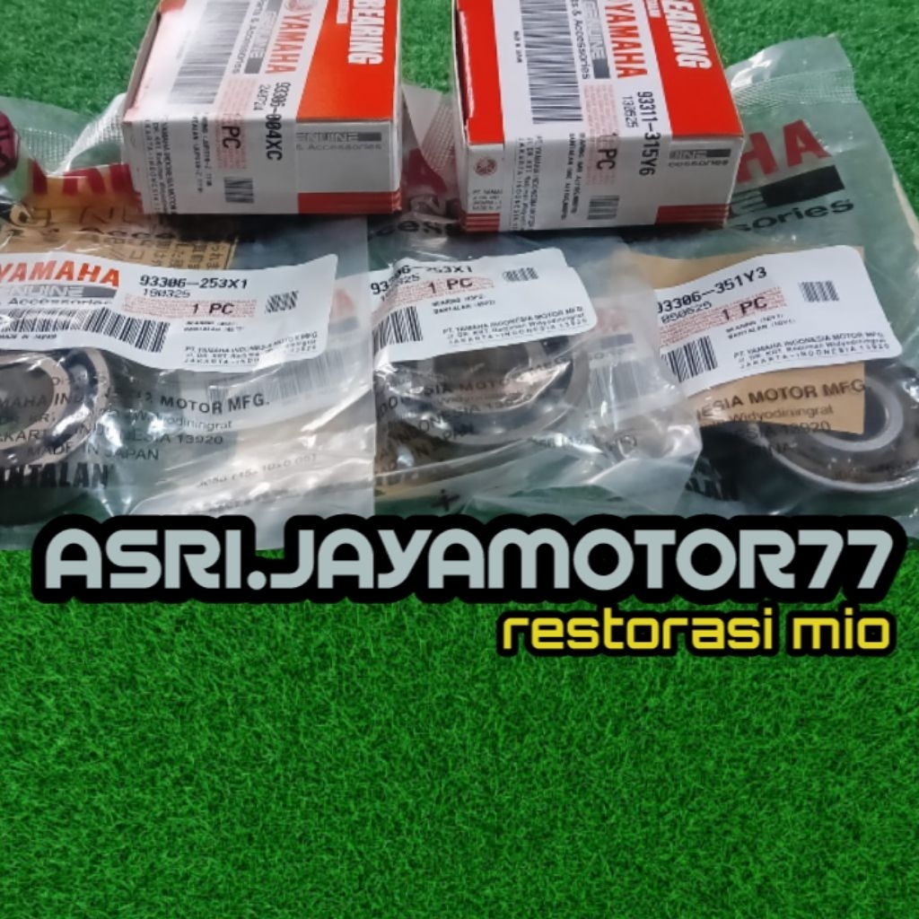 BEARING SET RASIO MIO SPORTY SMILE ORIGINAL YAMAHA
