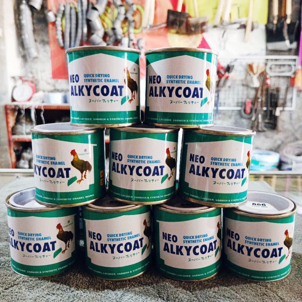 

Cat Besi Alkycoat 100cc / Cat Kayu / Cat Minyak / Cat High Gloss Ename