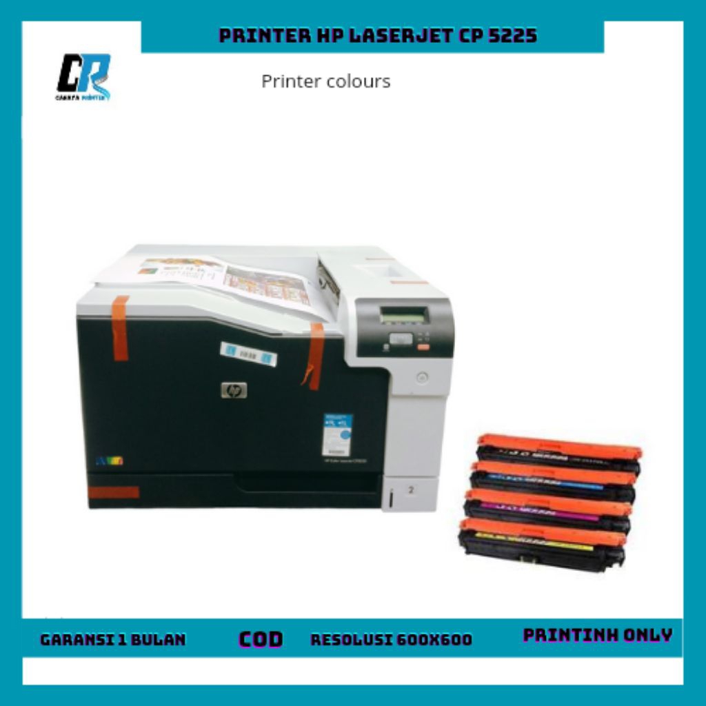 HP LaserJet CP5225 – Printer Warna A3 Profesional