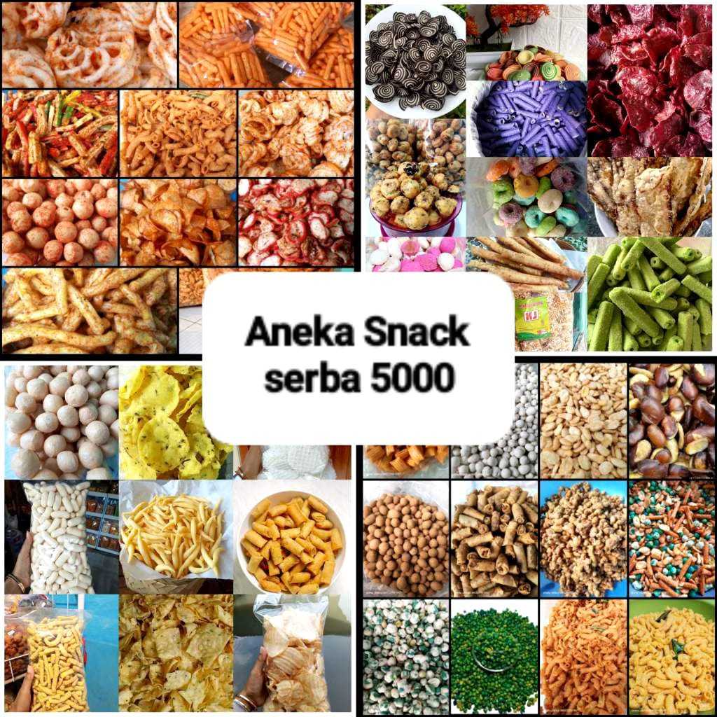 

SNACK SERBA 5000 / ASIN, PEDAS, MANIS, DAN ANEKA KACANG