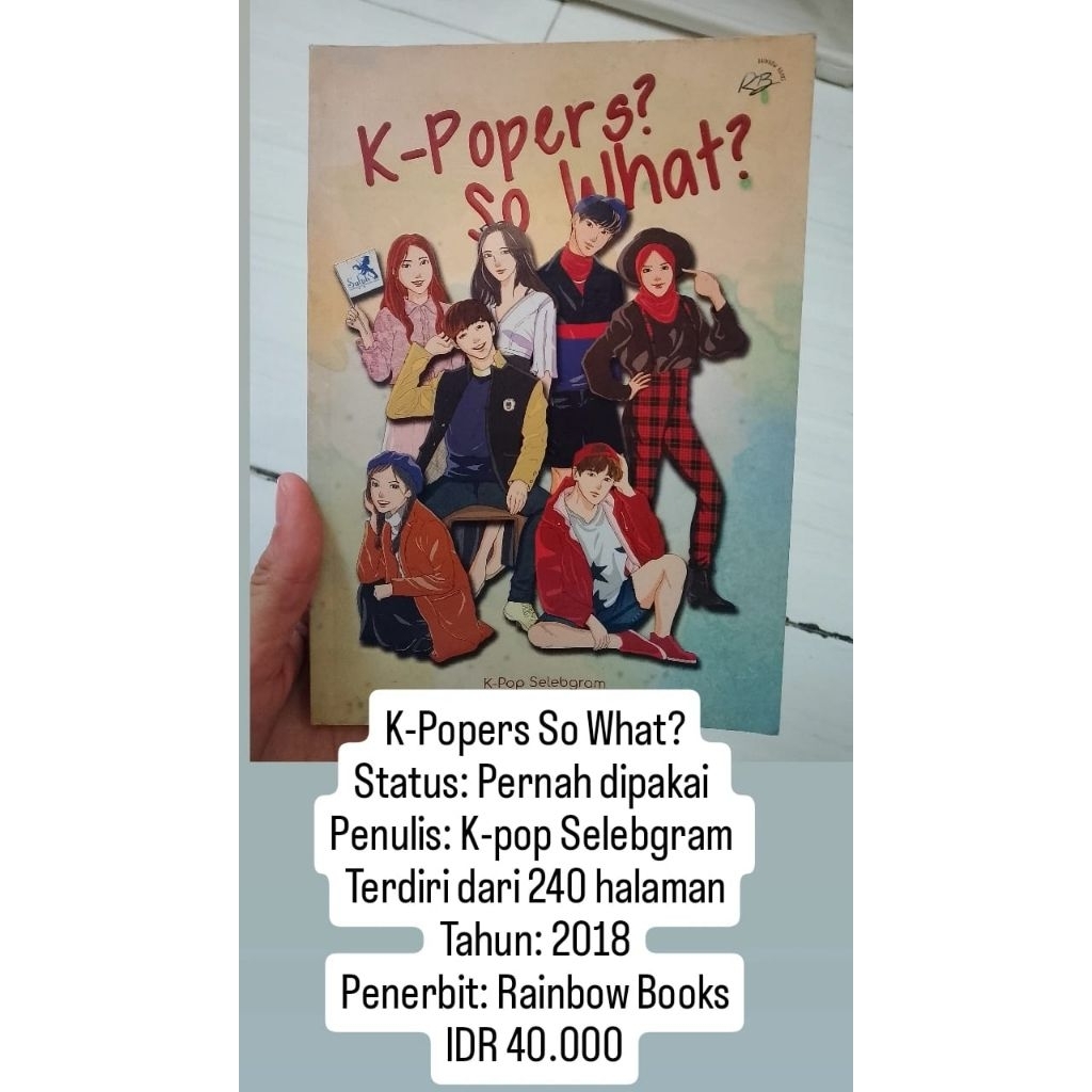 BUKU K-POPERS SO WHAT?✅ PRELOVED ⚠️