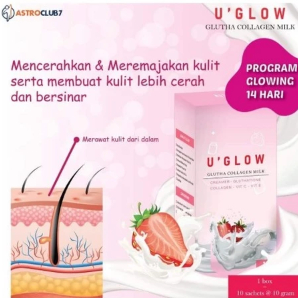 Susu Collagen Drink pemutih glowing BPOM HALAL|u Glow