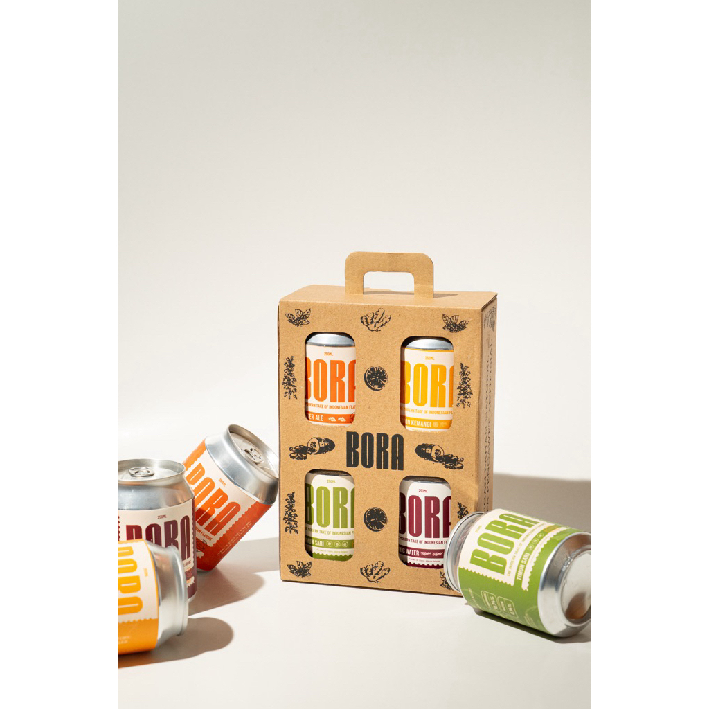 

BORA Soda isi 4 kaleng/karton