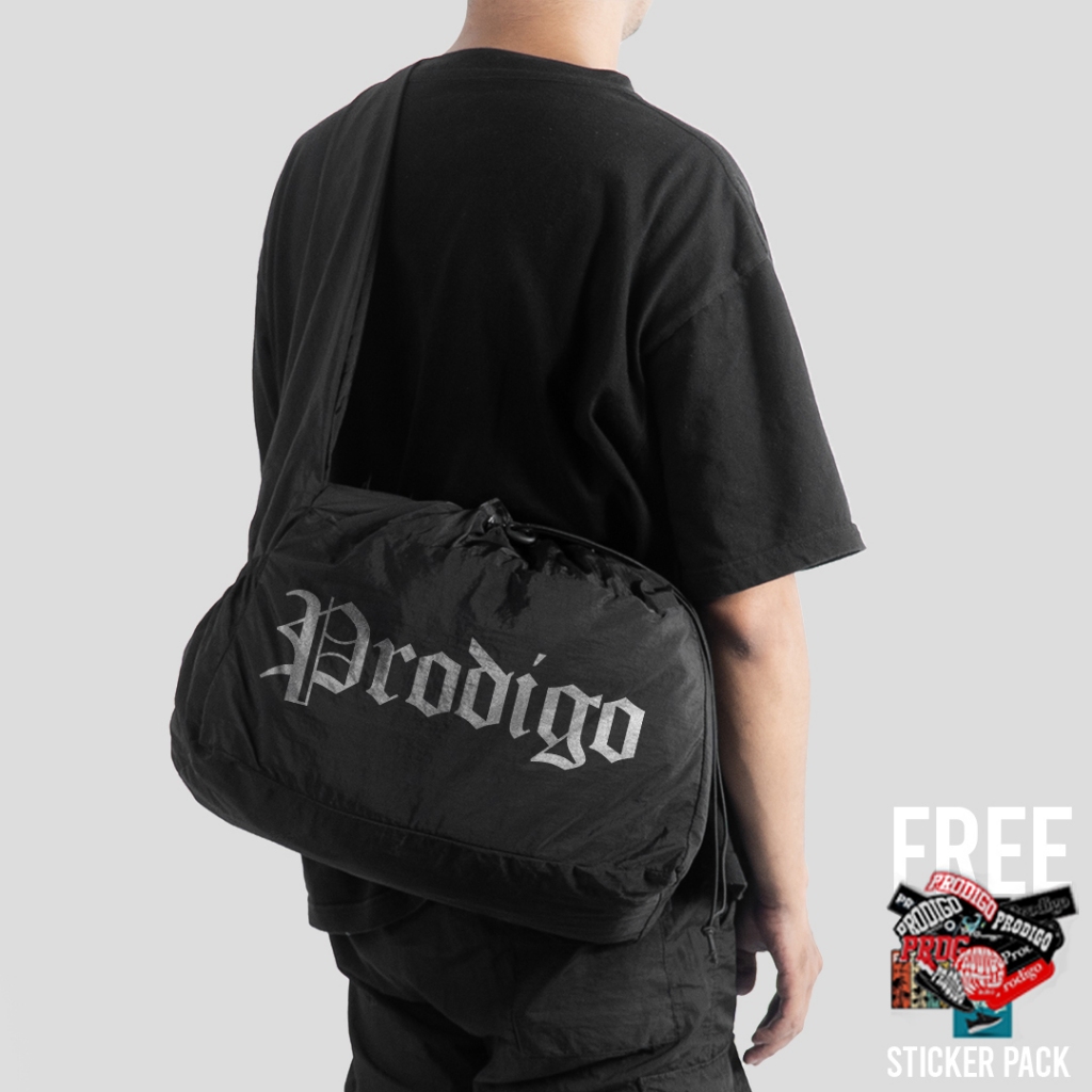 Prodigo * Tas Selempang Koja Motif 1 I Slingbag Tas Bahu I Tas Selempang Nylon Crinkle Pria Wanita T