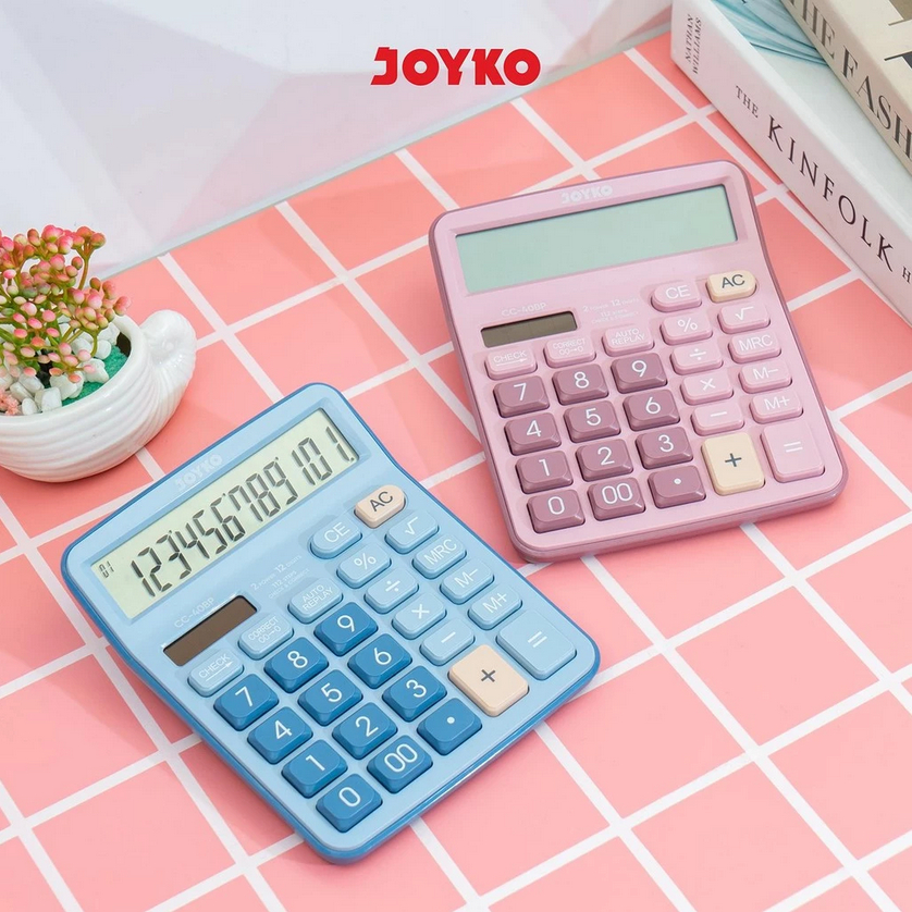 

JOYKO Calculator Kalkulator CC-40BP 12 Digits Check & Correct