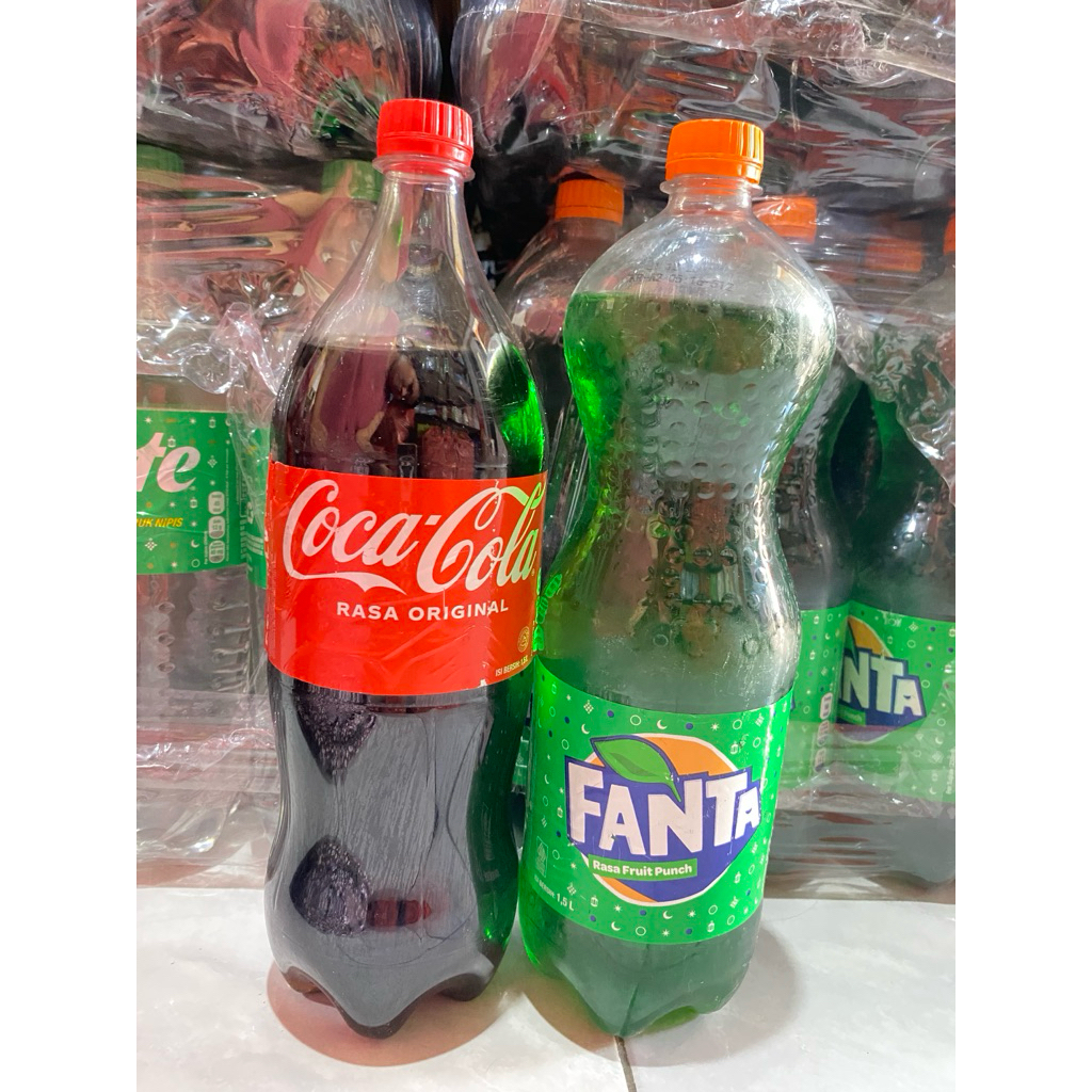

PAKET PROMO FANTA & COLA 2 BOTOL 1,5Liter