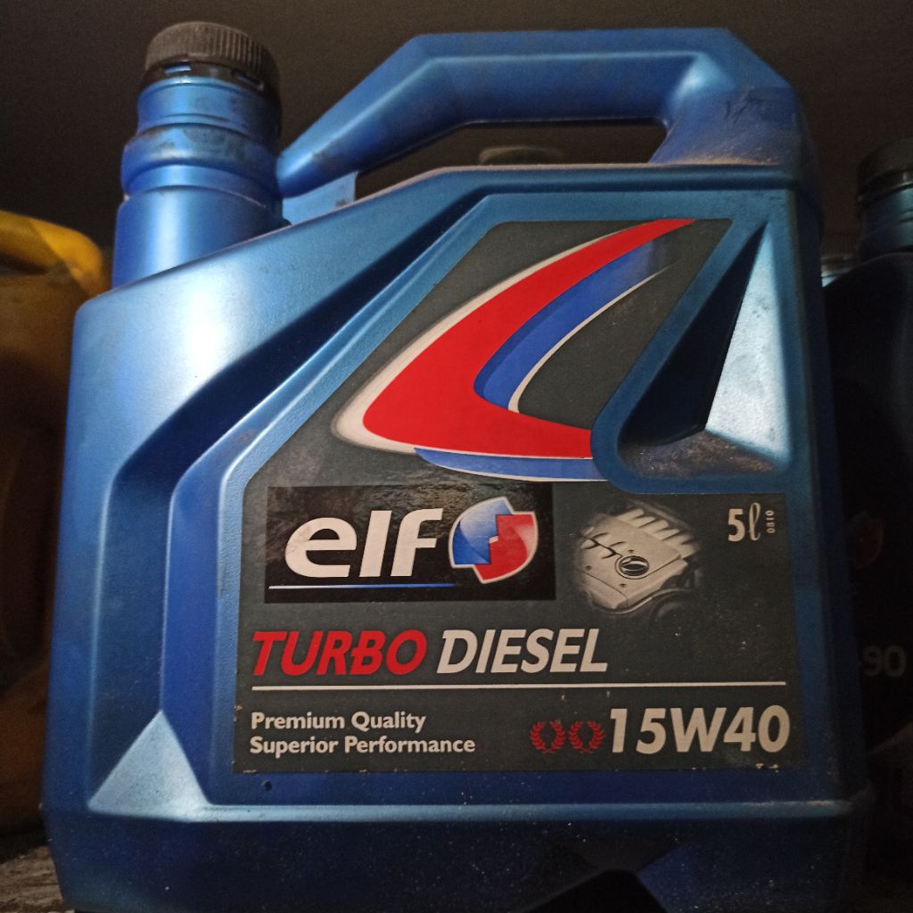 OLI MESIN ELF TURBO DIESEL SAE 15W-40 (5Lt)