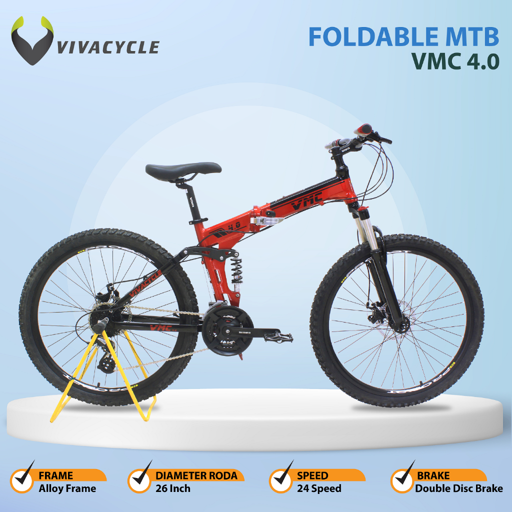 Sepeda MTB Lipat Alloy 26" VMC 665 4.0 F Vivacycle